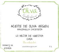 Aceite de Oliva Virgen Manzanilla Cacereña, de Oliva Spain