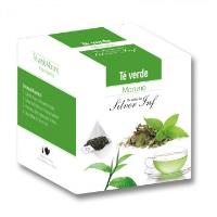 Té verde moruno en pirámide