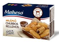 Churros rellenos a la crema de cacao