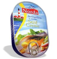 NORDA ARENQUES  EN CREMA MOSTAZA