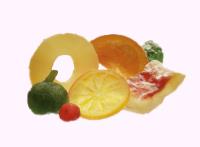 Fruta glaseada