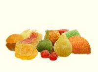 fruta escarchada
