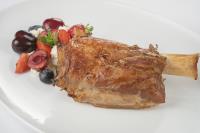 Codillo de cerdo cocinado